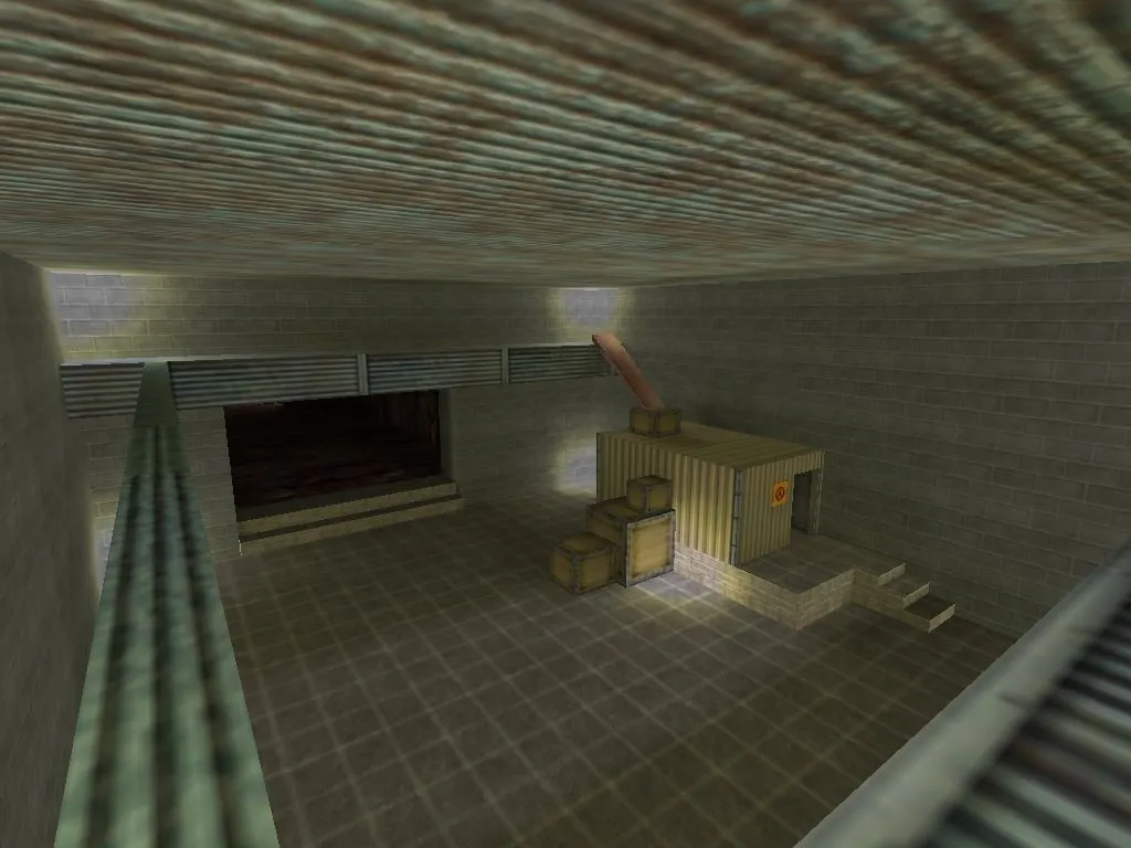 Карта de_nuke2 для CS 1.6: стратегические возможности и тактики — скриншот 2
