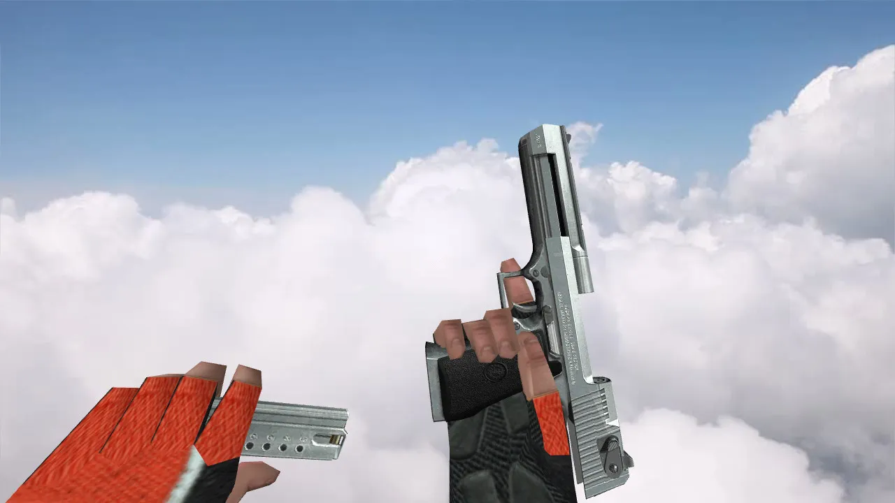 Скачать Модель «Chromed Desert Eagle» для CS 1.6 | Качественные модели оружия - Скриншот