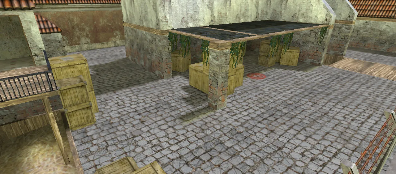 Скачать Карта de_inferno16b для CS 1.6: анализ и тактика - Скриншот