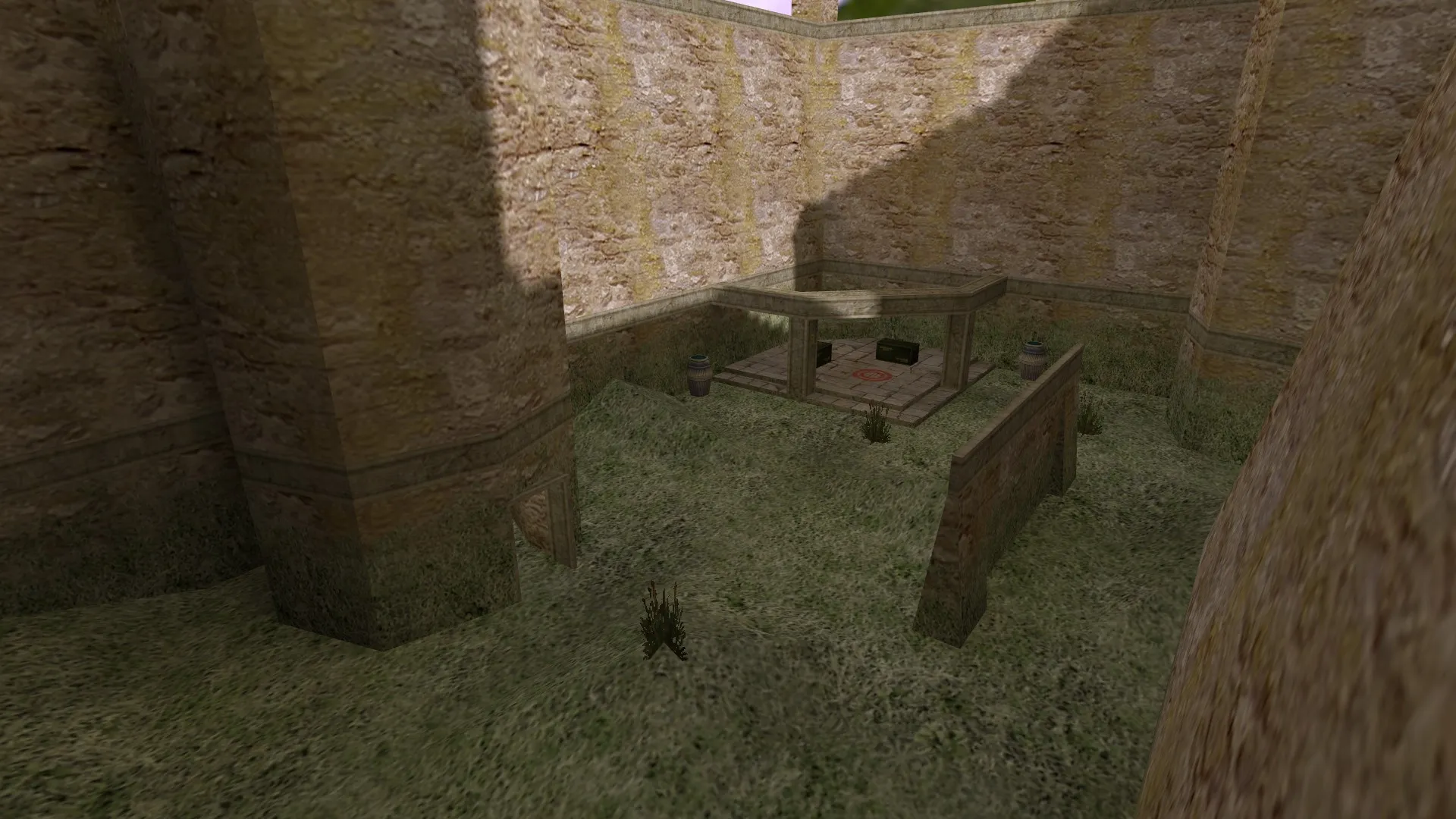 Карта de_nmcastle для CS 1.6: Тактические возможности и особенности — скриншот 12