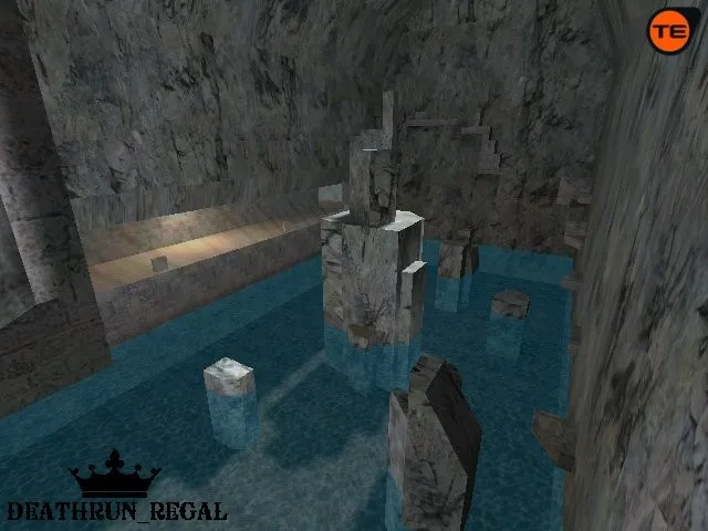 Скачать deathrun_regal для CS 1.6: тактики команд, точки, .nav для ботов и оптимизация карты - Скриншот