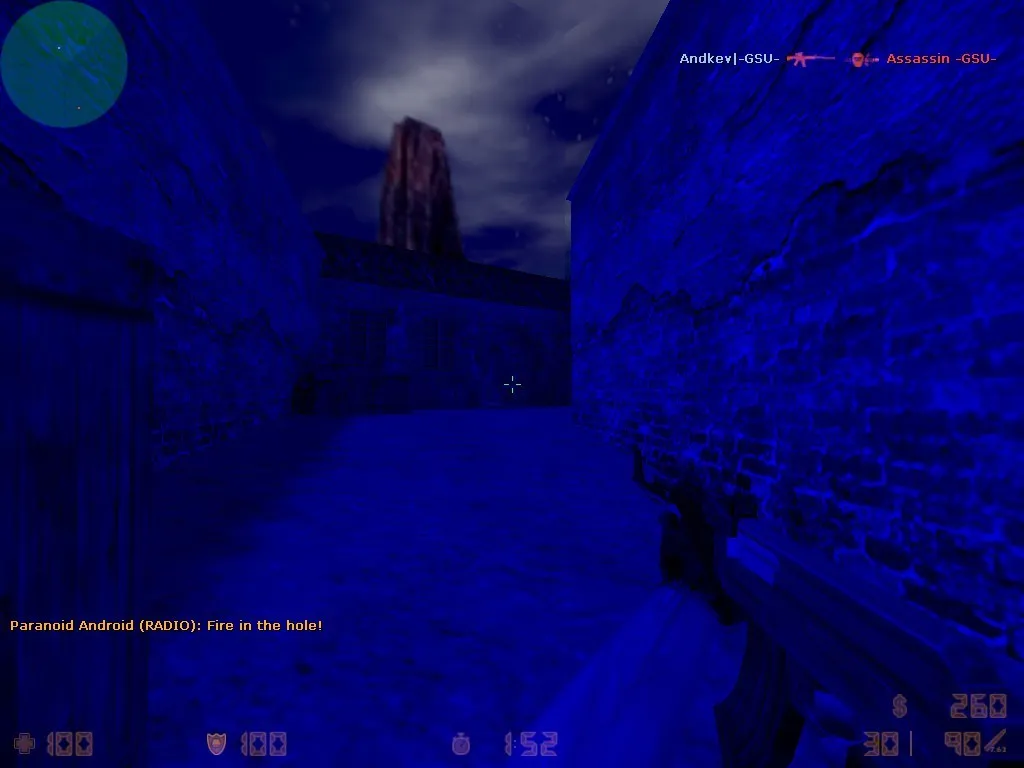Скачать Карта de_inferno_night_gsu для CS 1.6 - Уникальный опыт игры - Скриншот