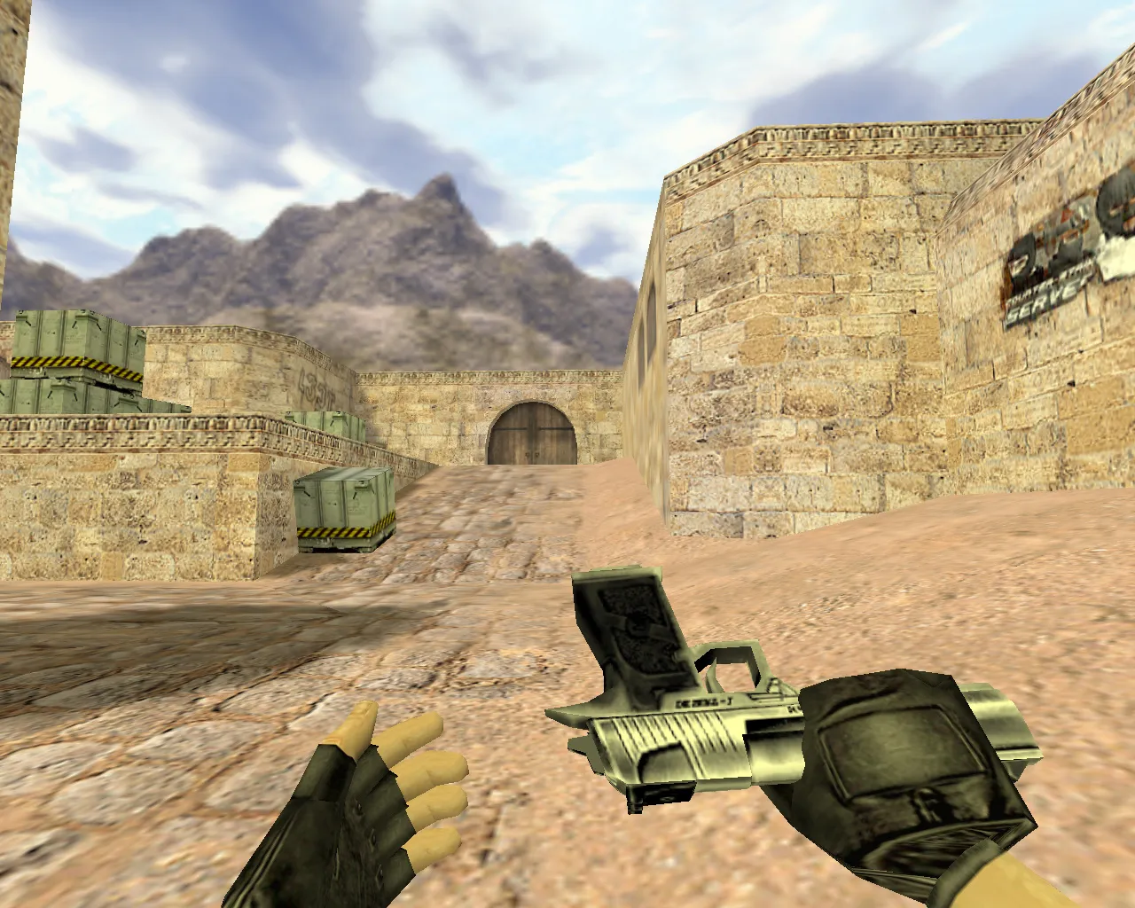 Скачать Модель ножа «Deagle-дубина» v_ для CS 1.6: звуки, анимация осмотра, текстуры, настройка и установка без риска - Скриншот