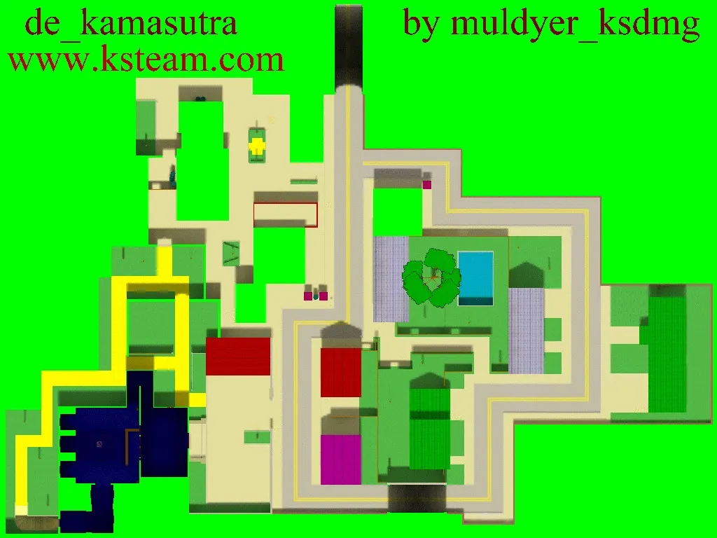 Карта de_kamasutra для CS 1.6 - Тактические особенности и детали — скриншот 8