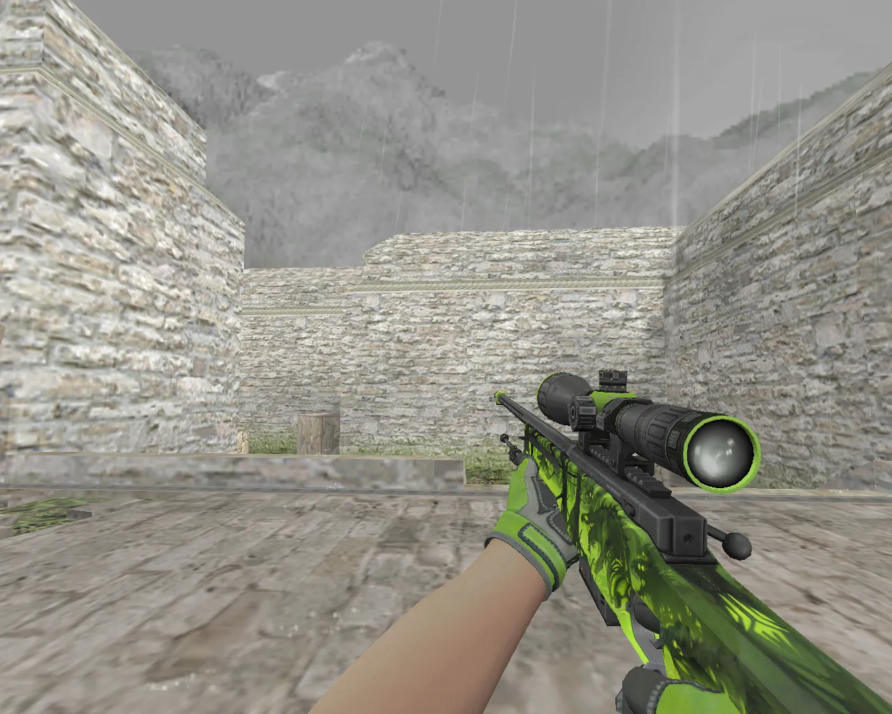 Скачать AWP «Распространение» (Containment Breach) для CS 1.6 - Модели оружия - Скриншот