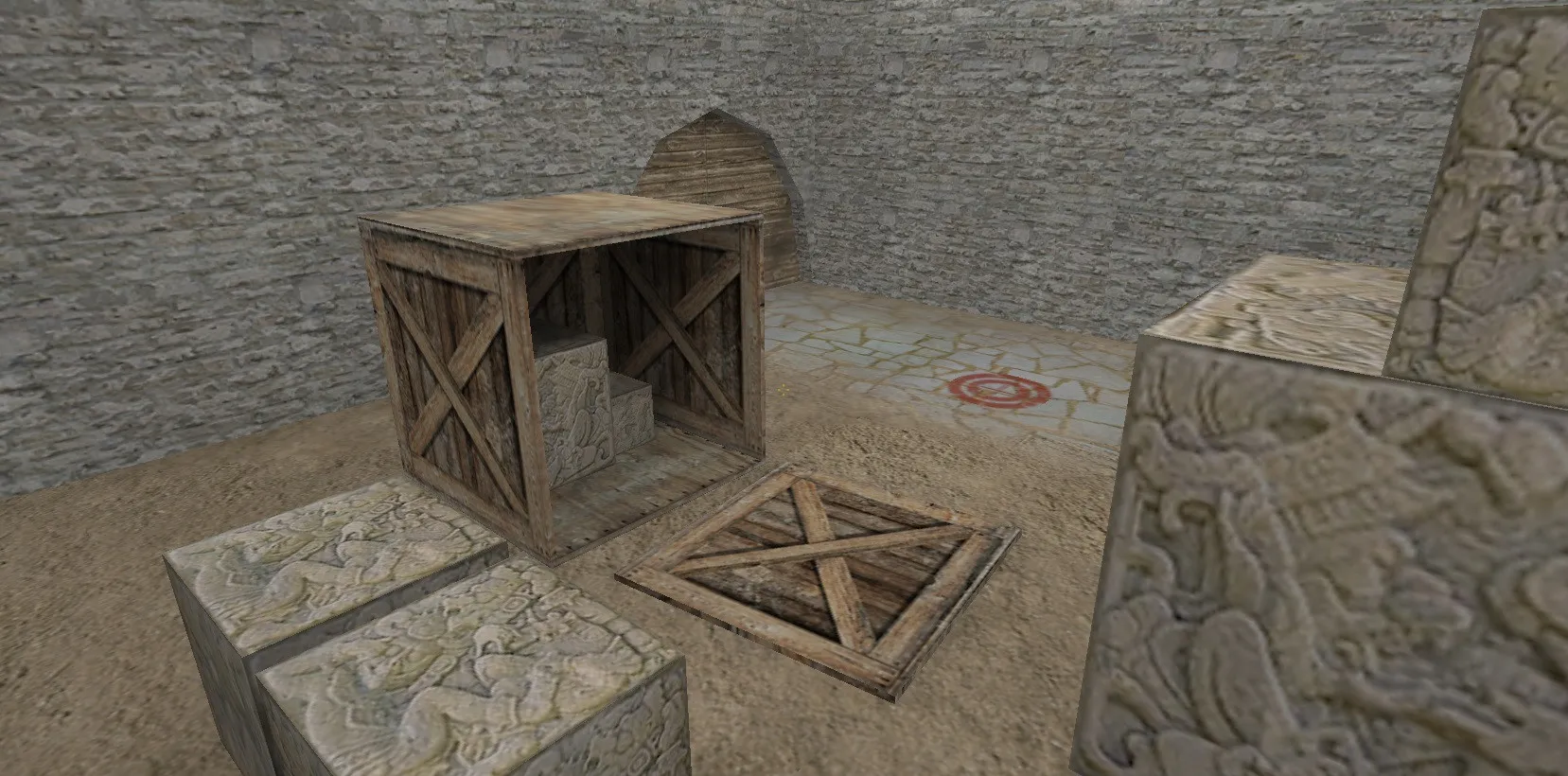 de_aztex2003 для CS 1.6: разбор карты, точки, боты .nav и оптимизация (wpoly/epoly) без лагов — скриншот 6