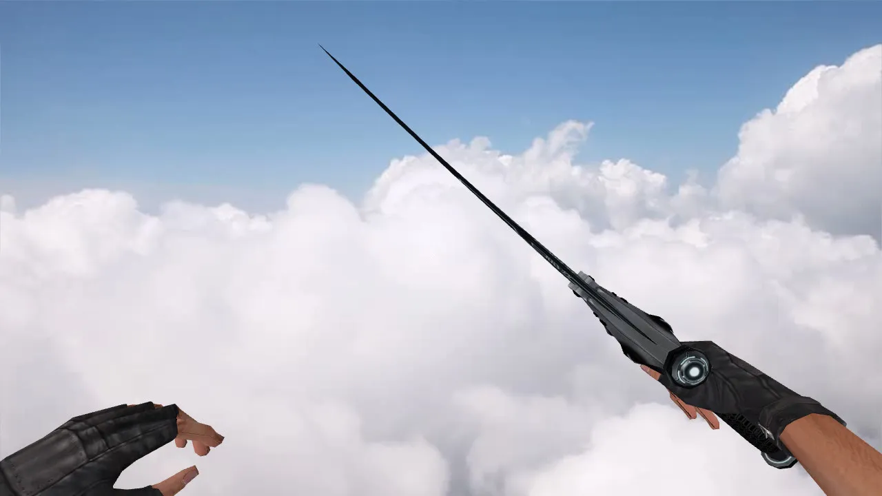 Скачать Модель «Арабский меч» для CS 1.6: v_ и p_ нож, звуки, анимация осмотра, качество текстур - Скриншот