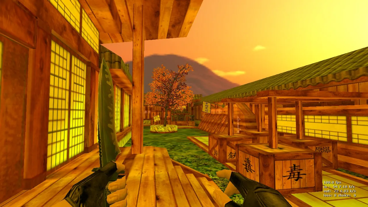 Скачать deathrun_dojo для CS 1.6: тактика за терр и контры, схема раундов и запуск карты без проблем - Скриншот