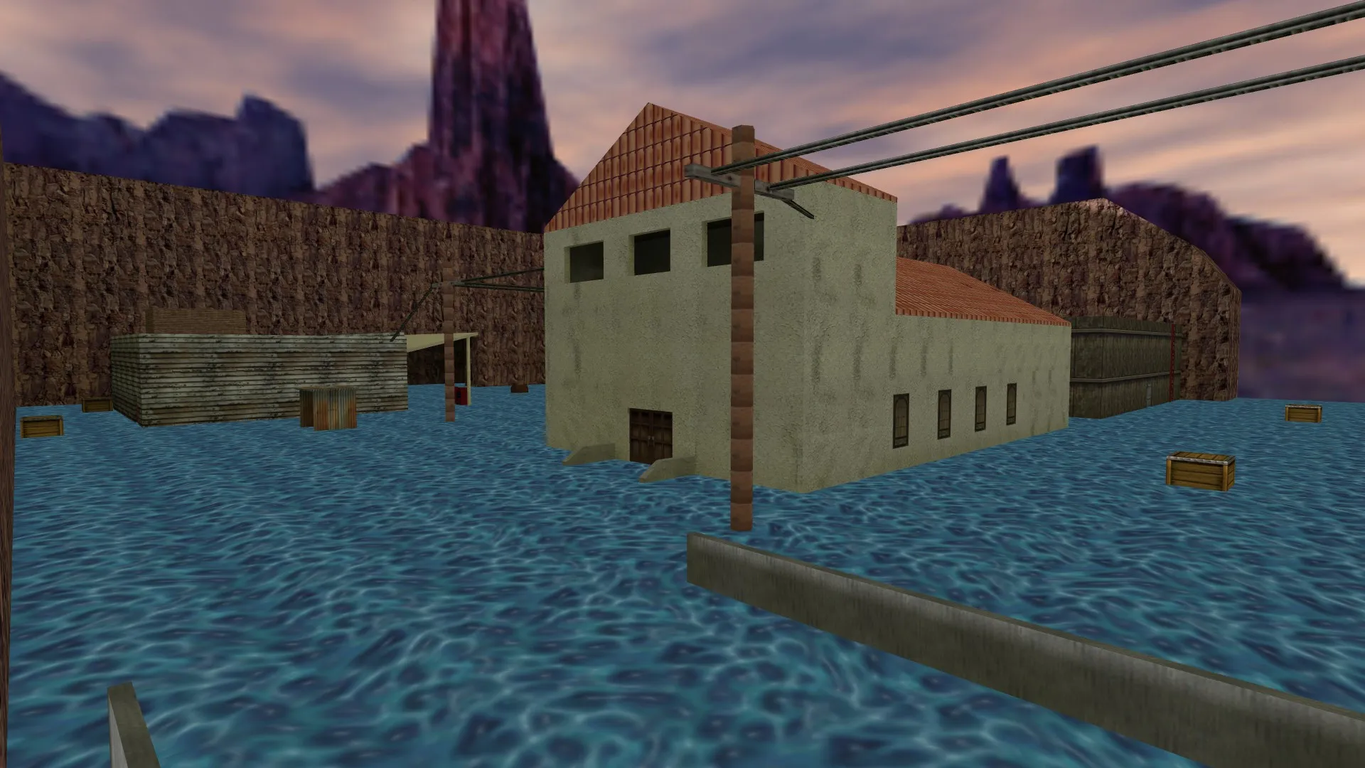 Скачать Карта flooded_de для CS 1.6: Тактика и особенности - Скриншот