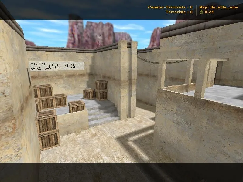 Скачать de_elite_zone для CS 1.6: карта, точки, .nav и оптимизация (wpoly/epoly) - Скриншот