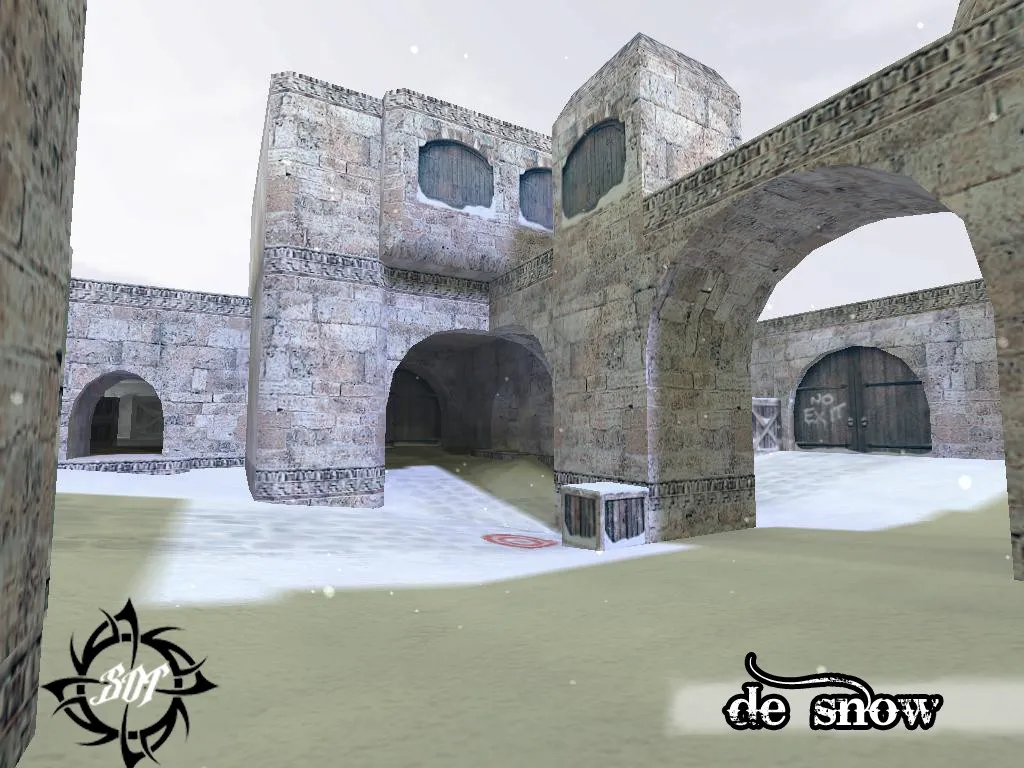 Скачать Карта de_snow_b2 для CS 1.6 - Скачать и Играть - Скриншот