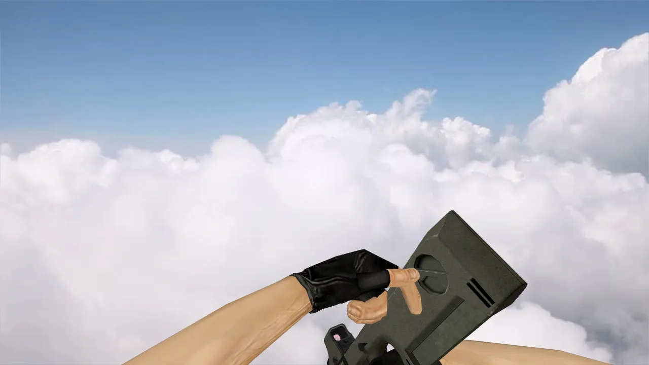 Скачать Модель «MR-C» для P90 в CS 1.6 - Скриншот