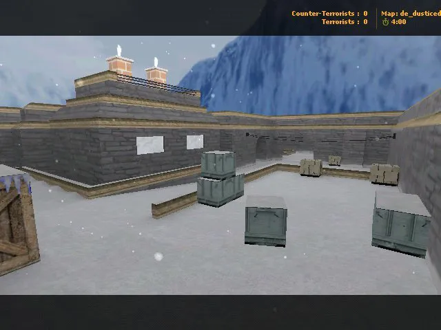 Скачать Карта de_dusticed для CS 1.6: тактика за Т и КТ, точки, .nav для ботов и оптимизация - Скриншот
