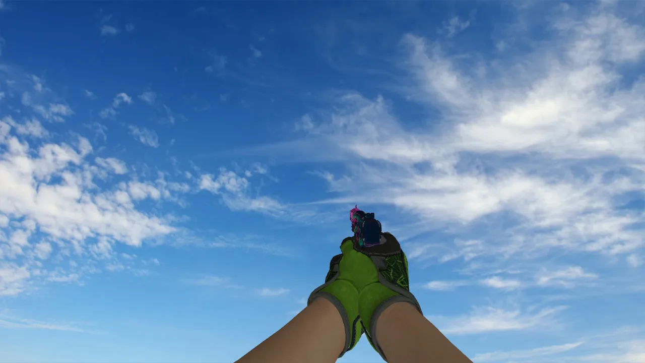 Пак моделей Specialist Gloves Emerald Web Pack для CS 1.6: v_/p_/w_ модели, звуки, анимация осмотра и качество текстур — скриншот 8