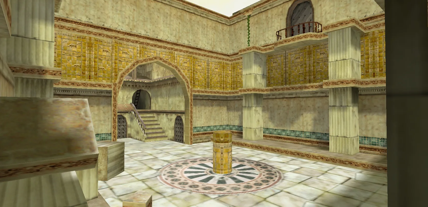 Карта de_troy для CS 1.6: Тактики и детали — скриншот 10
