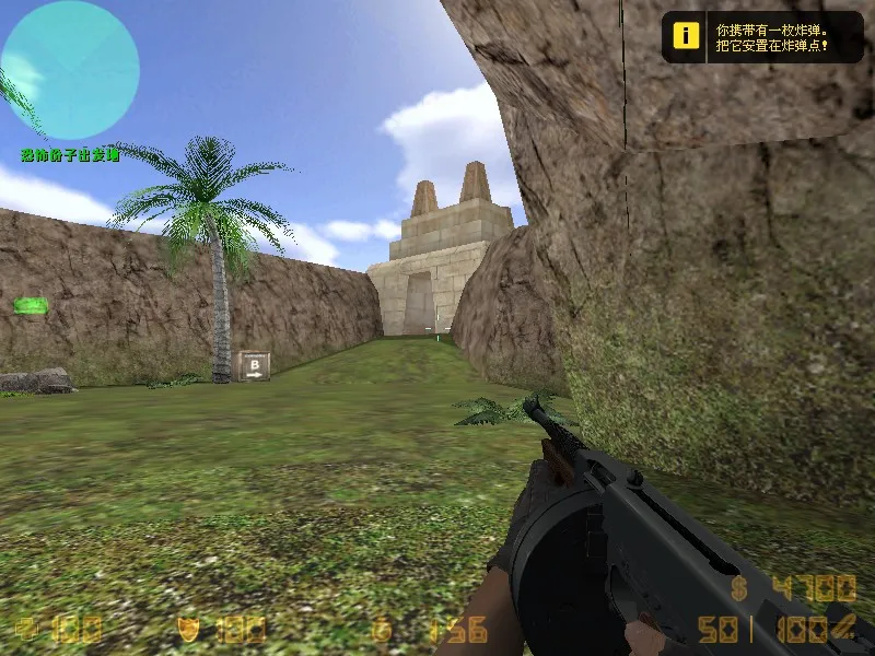 Скачать Карта de_losttemple для CS 1.6: тактика и особенности - Скриншот