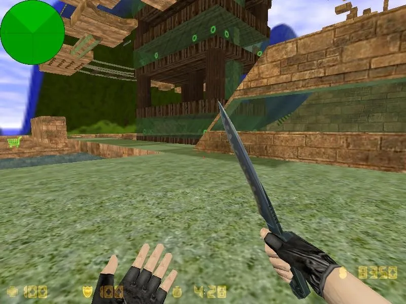 Скачать deathrun_perfect для CS 1.6: карта deathrun, тайминги ловушек и точки для терров/контров - Скриншот