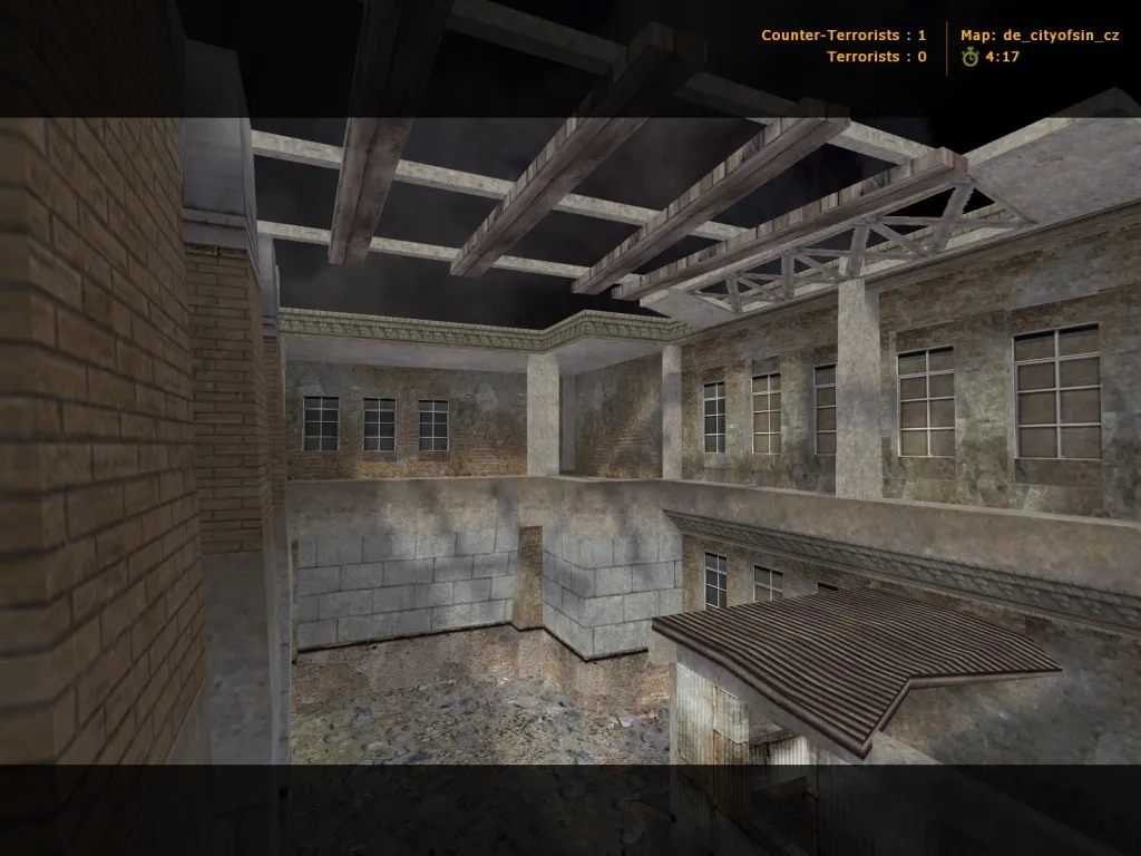 Скачать Карта de_cityofsin_cz для CS 1.6: точки, маршруты, баланс сторон, .nav для ботов и оптимизация - Скриншот