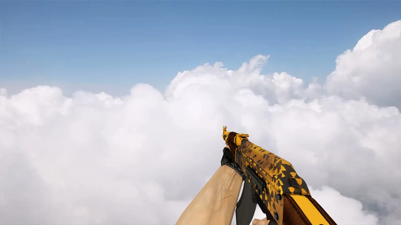 Скачать Модель «AK-47 Reactor» для CS 1.6: v_ и p_ модели, звуки, анимация осмотра, качество текстур - Скриншот