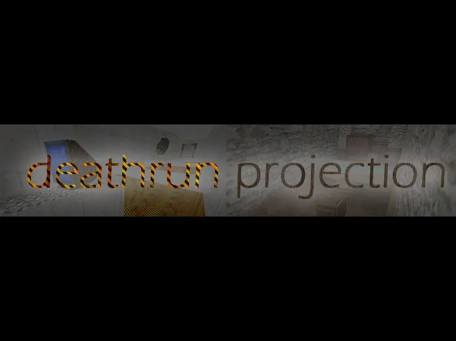 Скачать deathrun_projection для CS 1.6: таймеры, ловушки и тактика за стороны, .nav для ботов, оптимизация - Скриншот