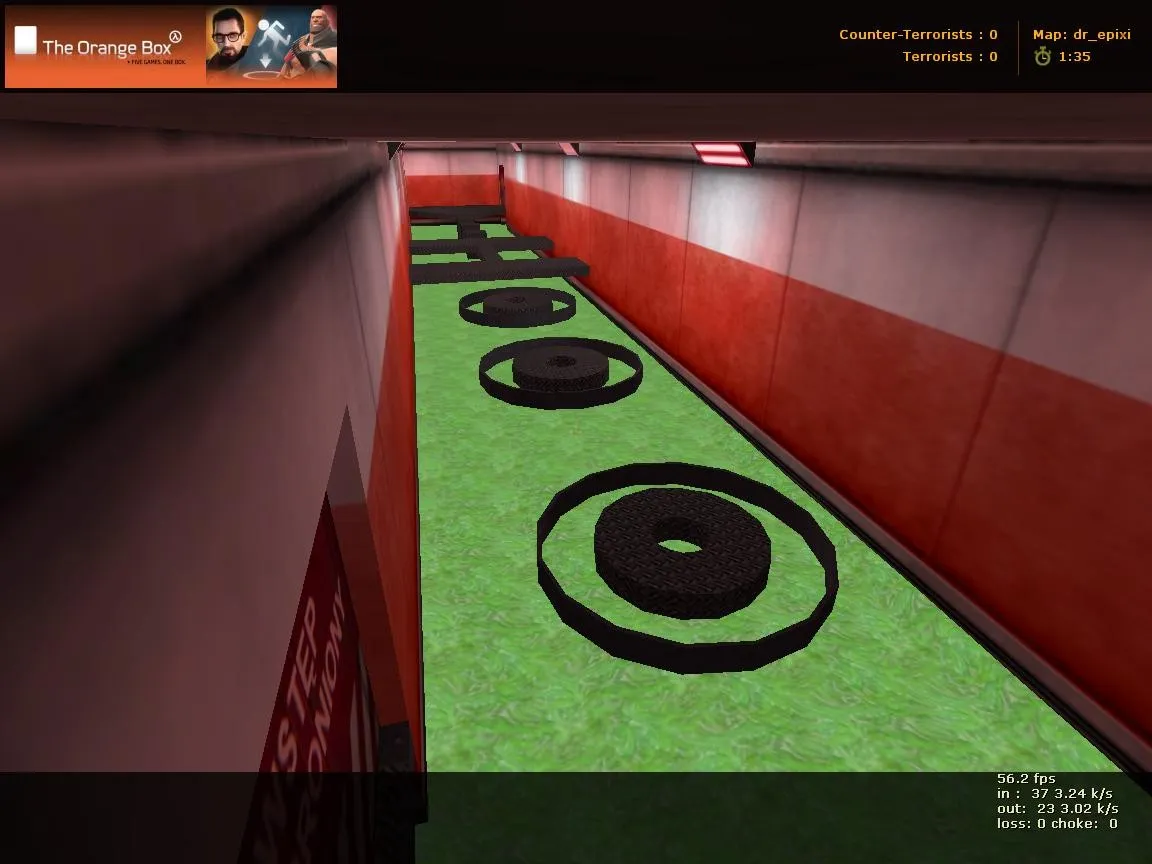 Скачать deathrun_epixi для CS 1.6: карта deathrun, точки, ловушки, .nav, оптимизация и запуск без вирусов - Скриншот