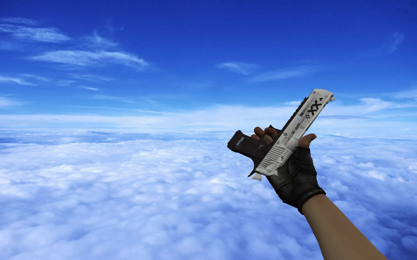 Скачать Fracture Case пак для CS 1.6: v_/p_/w_ модели, звуки, анимация осмотра и набор скинов оружия - Скриншот