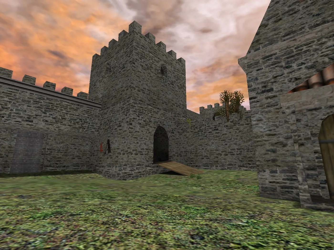 Карта de_stronghold для CS 1.6 - Тактические особенности и стратегии — скриншот 6