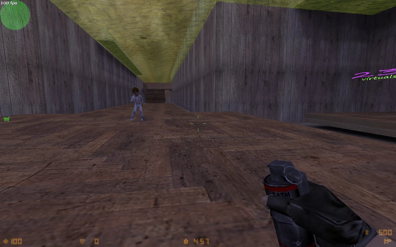 Скачать deathrun_virtualstrike_v2 — карта для CS 1.6: точки, маршруты, .nav и оптимизация - Скриншот