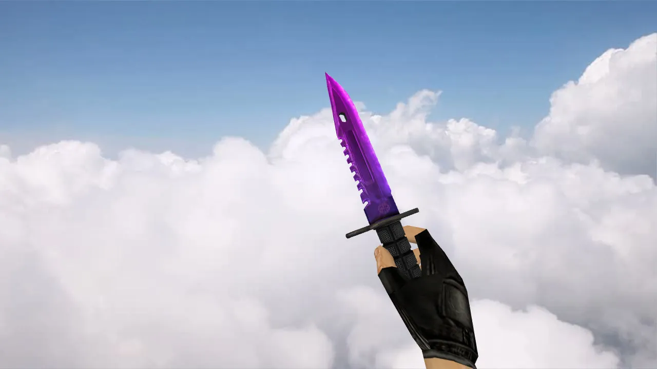 Скачать Модель ножа M9 Bayonet Redux (v_, p_, w_) для CS 1.6: звуки, анимация осмотра, текстуры и настройка - Скриншот