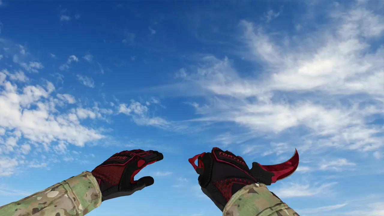 Пак моделей оружия Specialist Gloves Crimson Kimono Pack для CS 1.6: v_, p_, w_ модели, звуки, анимация осмотра — скриншот 14