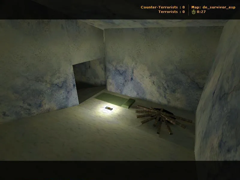 Скачать Карта de_survivor_esp для CS 1.6 - Тактические возможности и оптимизация - Скриншот
