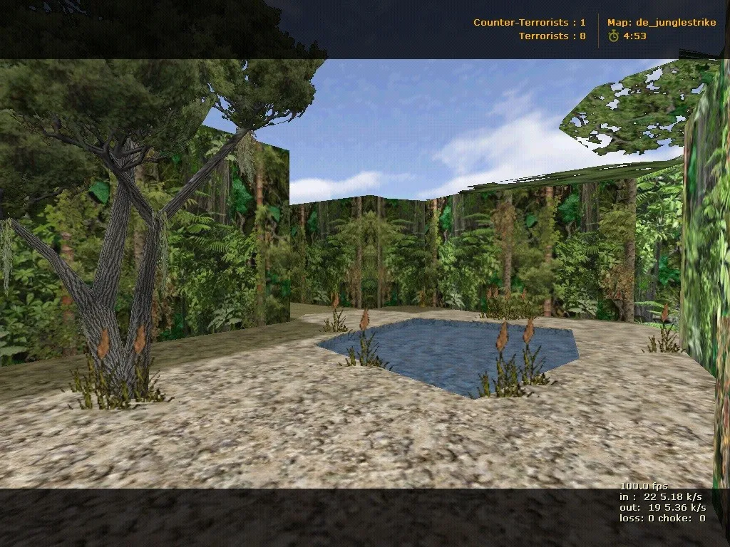 Скачать Карта de_junglestrike для CS 1.6: Тактика и особенности - Скриншот