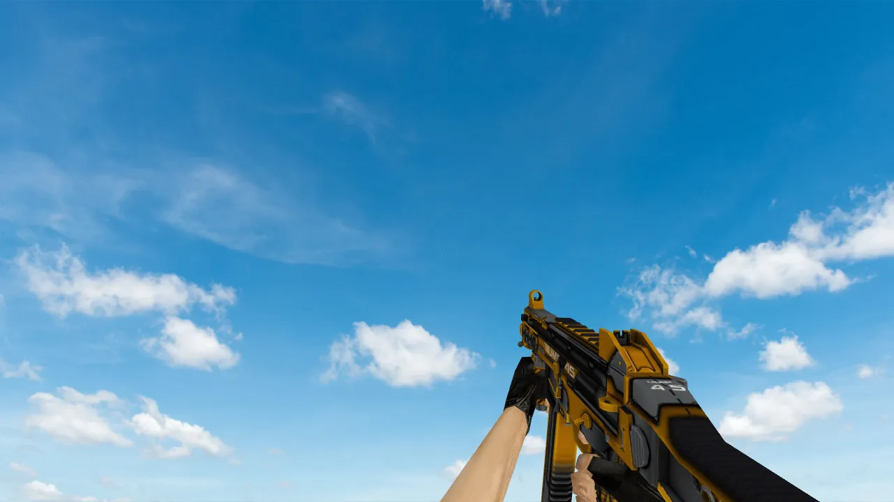 Скачать Модель UMP-45 Maximum для CS 1.6 - Оружие высшего качества - Скриншот