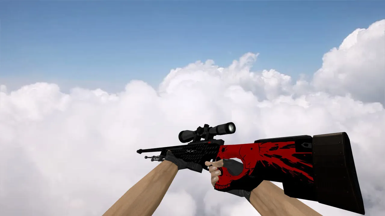 Скачать Модель AWP Skull Counter для CS 1.6 – Обновите свой арсенал - Скриншот
