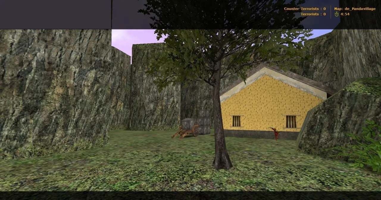 Скачать Карта de_pandavillage для CS 1.6: Тактические возможности и баланс - Скриншот