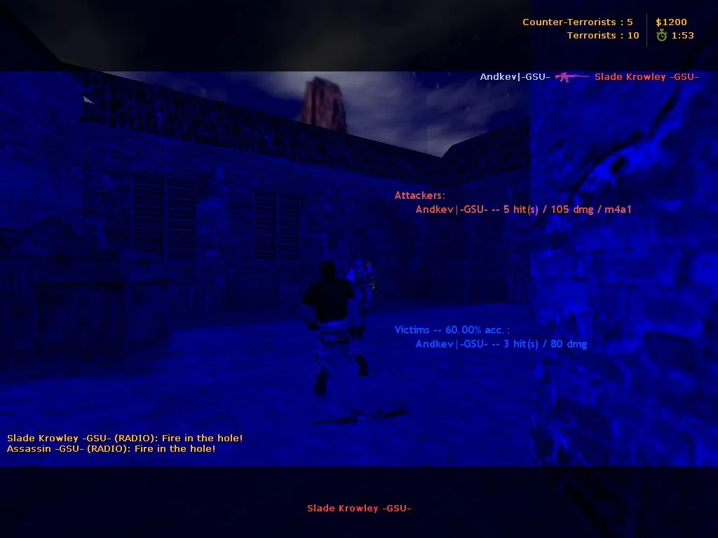 Скачать Карта de_inferno_night_gsu для CS 1.6 - Уникальный опыт игры - Скриншот