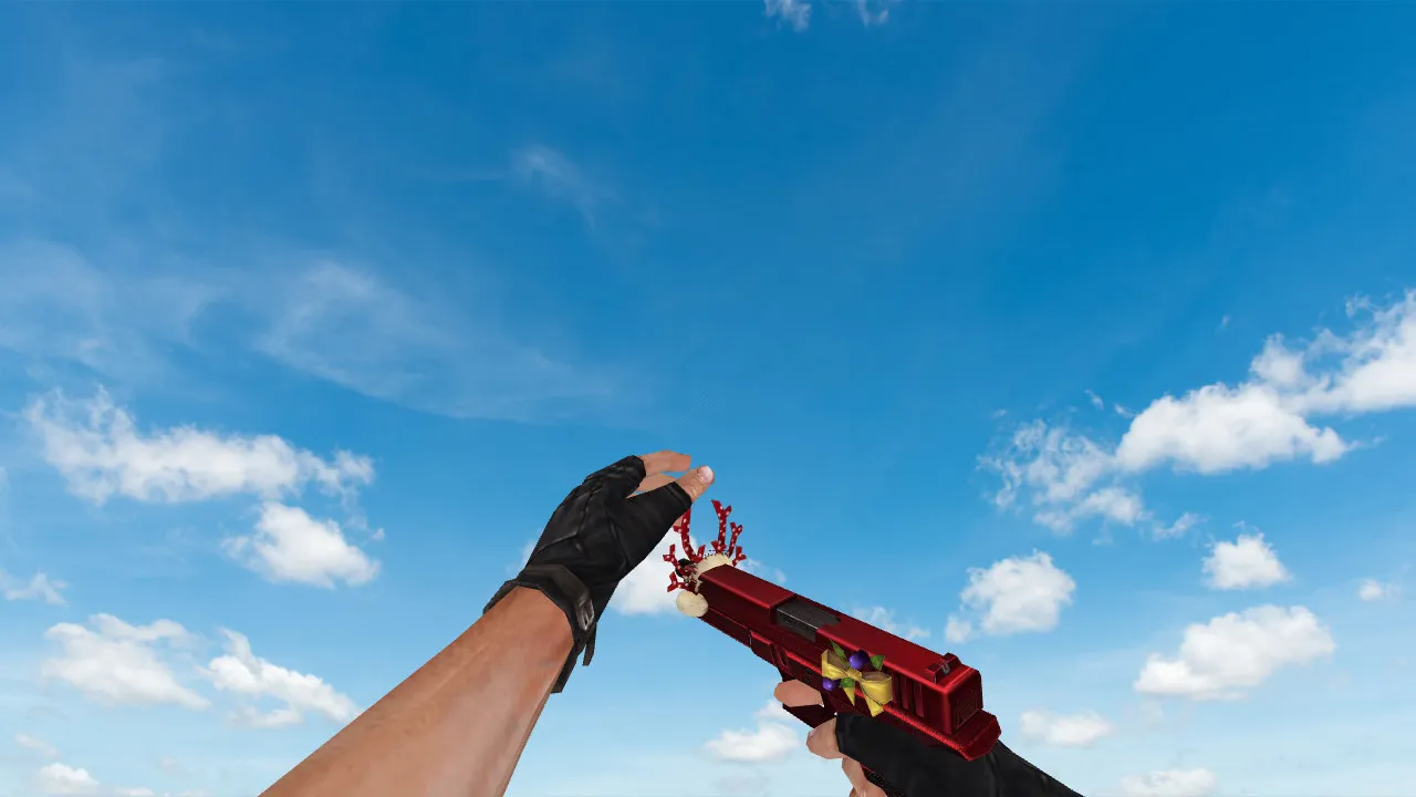 Скачать Christmas Glock для CS 1.6 - Уникальная модель оружия - Скриншот