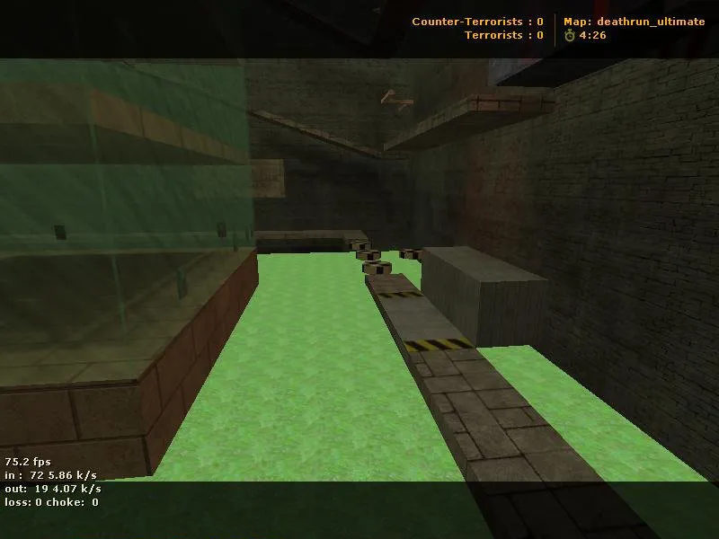 Скачать deathrun_ultimate для CS 1.6: тактика, точки, .nav, оптимизация и настройка сервера - Скриншот