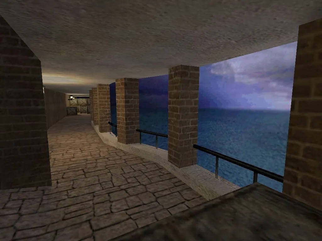 Скачать Карта de_seaside для CS 1.6: Баланс и Тактика - Скриншот