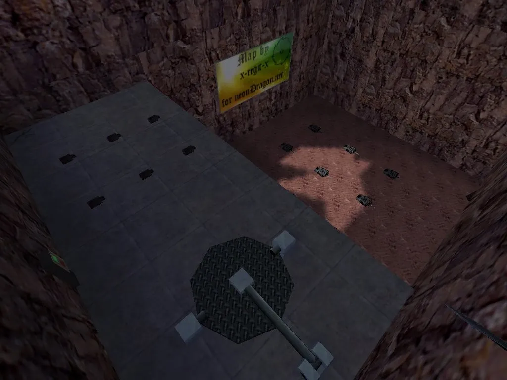 Скачать deathrun_mountains — карта для CS 1.6: точки за ТТ, ловушки и спавн, .nav для ботов - Скриншот