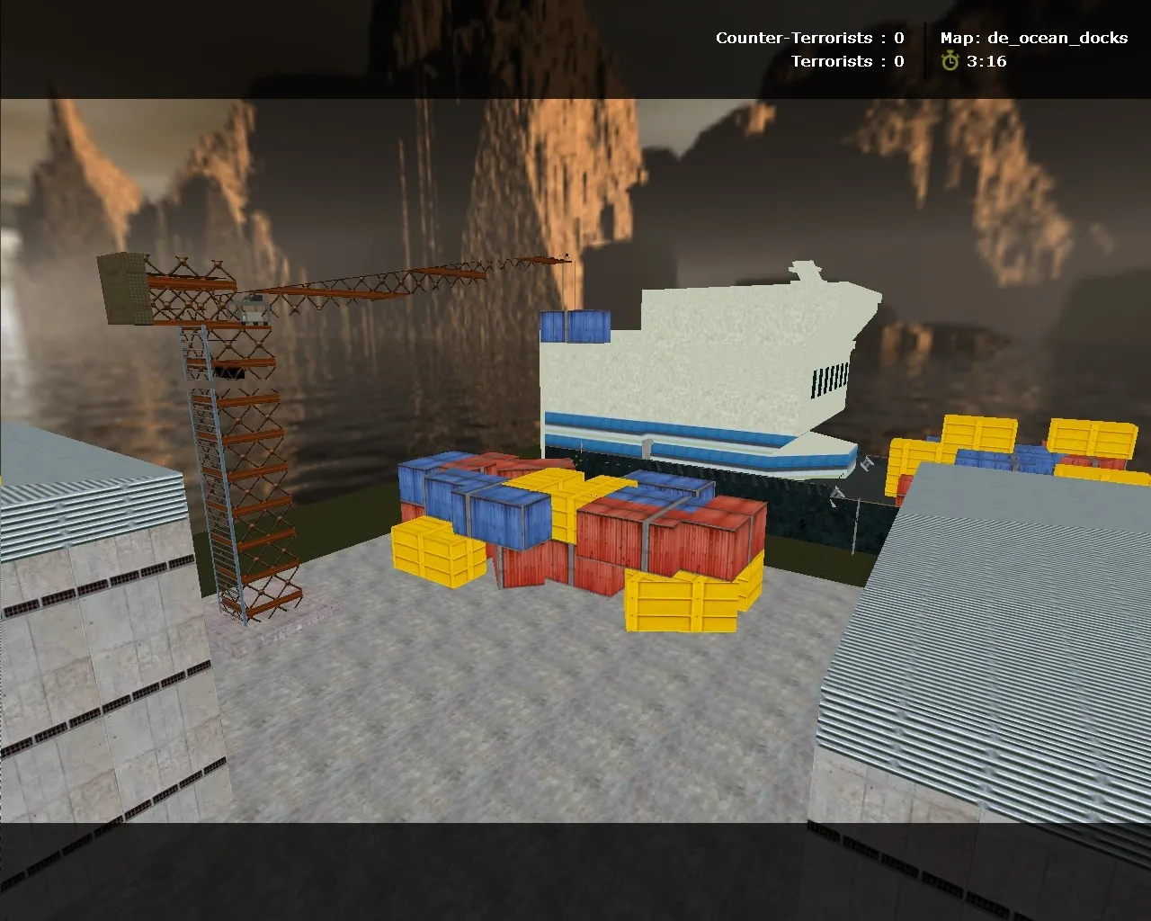 Скачать Карта de_ocean_docks для CS 1.6 - Обзор и Тактические Советы - Скриншот