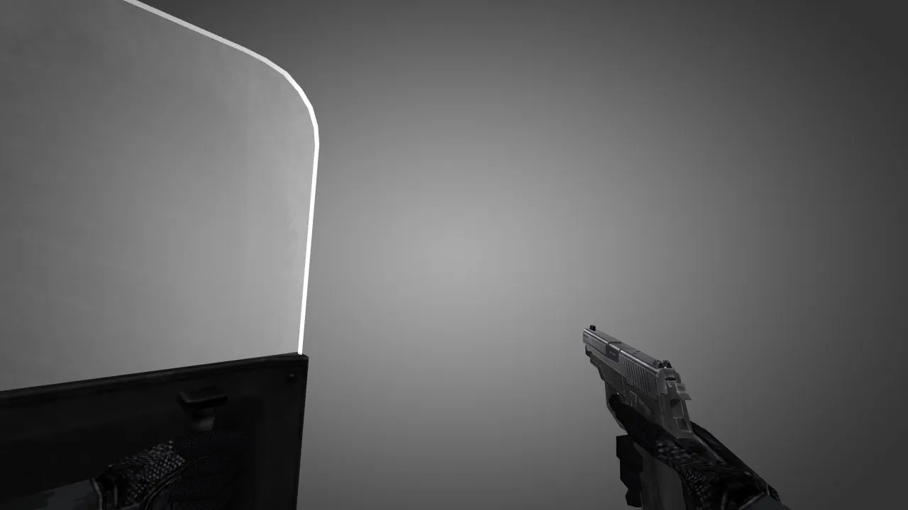Модель «MW2 like Shield» для CS 1.6: v_/p_/w_ shield, звуки, анимация осмотра, текстуры 1024x1024 — скриншот 7