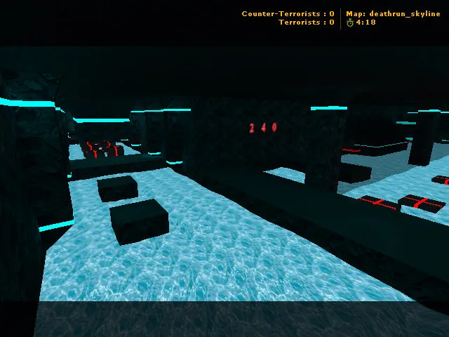 deathrun_watersilo для CS 1.6: карта deathrun, точки, ловушки и тактика заходов — скриншот 6