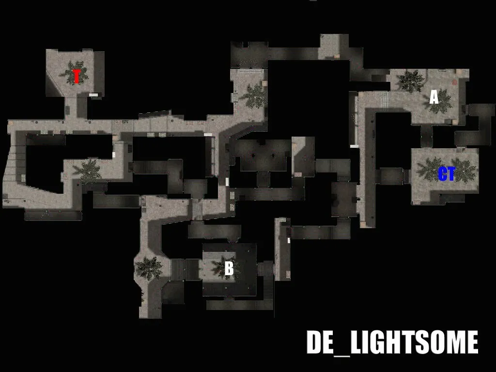 Скачать Карта de_lightsome для CS 1.6 - Тактические возможности и баланс - Скриншот