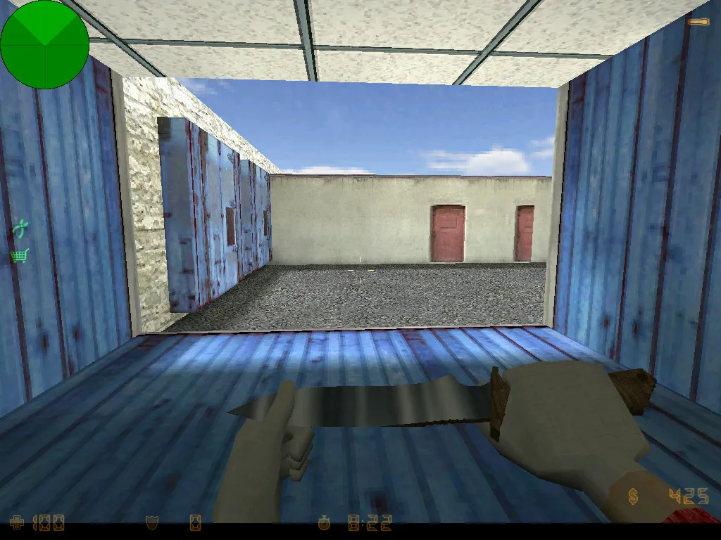 Скачать Карта de_destroy для CS 1.6: точки, маршрут, .nav для ботов, оптимизация wpoly/epoly - Скриншот