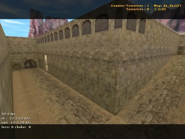 Скачать de_dust27 для CS 1.6: тактика, точки и боты (.nav), оптимизация wpoly/epoly - Скриншот