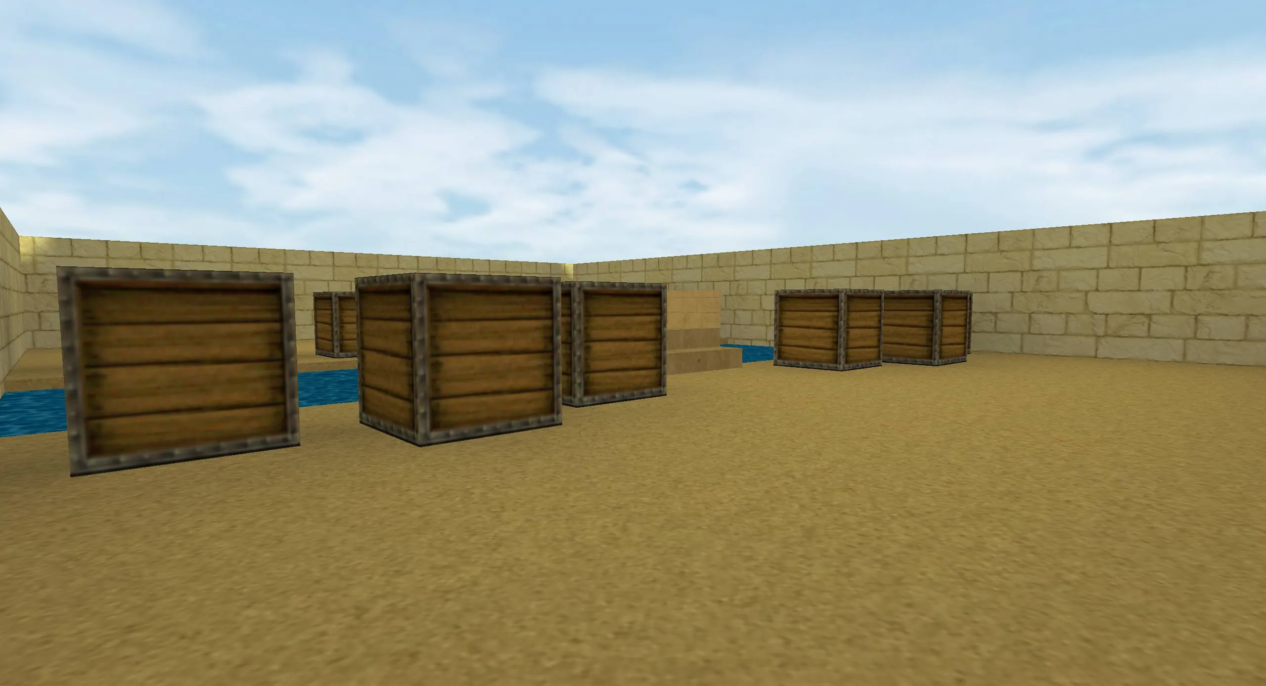 Скачать xrt_dm_sand — FY карта для CS 1.6: спавны, точки, навигация ботов, оптимизация и запуск - Скриншот