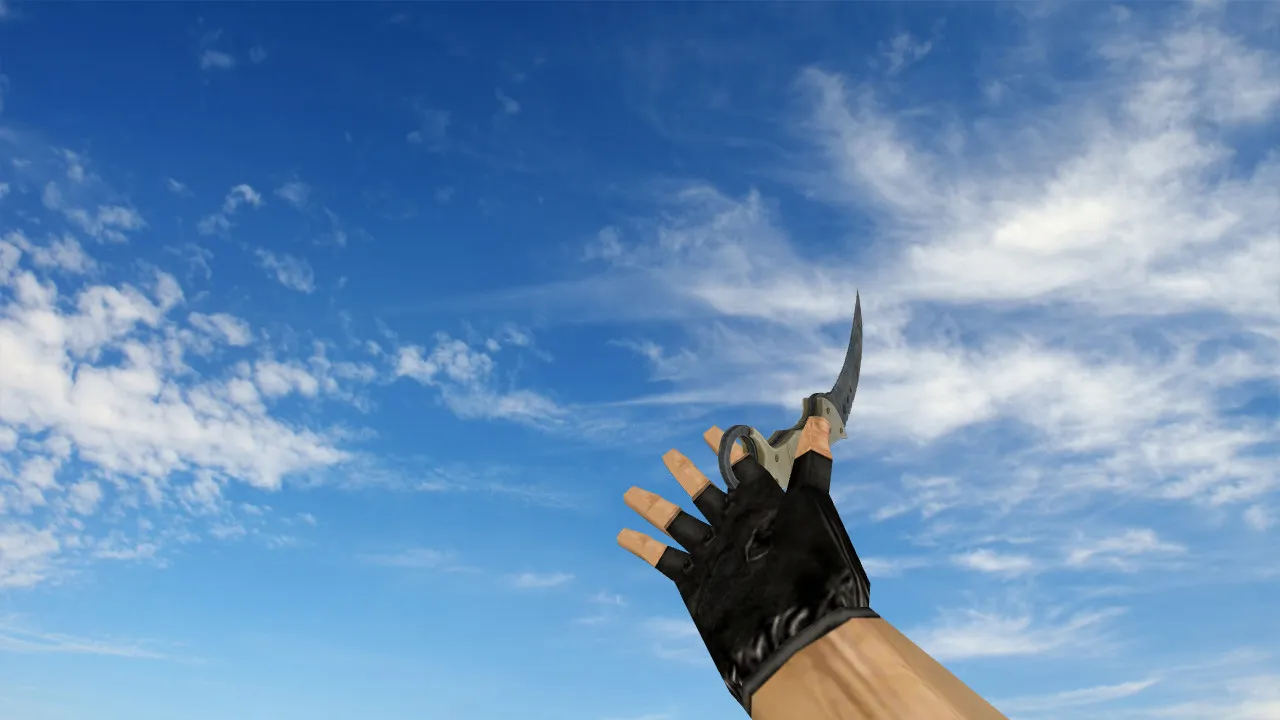 Скачать Модель «Talon Knife Default» v_ для CS 1.6: p_ w_ файлы, звук, анимация осмотра и нормальные текстуры - Скриншот