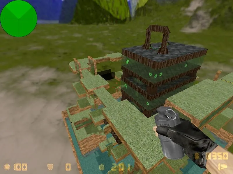 Скачать deathrun_perfect для CS 1.6: карта deathrun, тайминги ловушек и точки для терров/контров - Скриншот