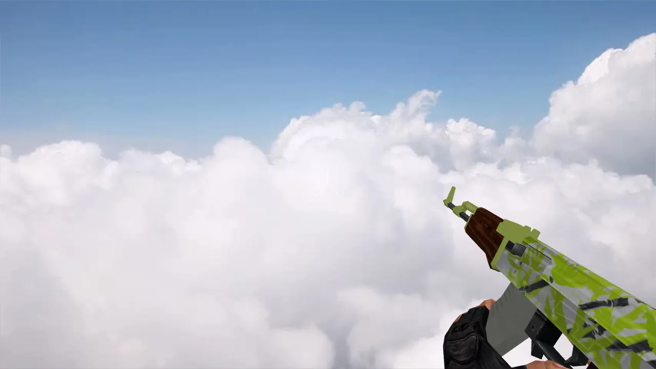 Скачать Модель v_ak47 «Стандартный АК-47 Гидропоника» для CS 1.6: p_ и w_ модели, звуки, анимация осмотра - Скриншот